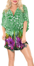 Load image into Gallery viewer, la-leela-bikini-swim-beach-wear-swimsuit-cover-ups-women-kimono-dress-printed