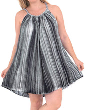 Load image into Gallery viewer, Women&#39;s Rayon Embroidered Tie dye Caftan Swimwear Cover up Dress Beach White