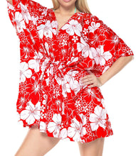 Load image into Gallery viewer, LA LEELA Cover up Beach Bikini Swimwear Swimsuit Kaftan Dress Women Printed