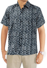 Load image into Gallery viewer, LA LEELA Shirt Casual Button Down Short Sleeve Beach Shirt Men Aloha Pocket 14