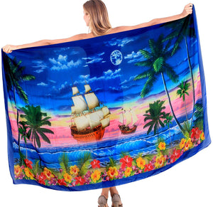 la-leela-womens-bikini-wrap-cover-up-swimsuit-dress-sarong-digital-plus-size