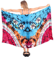 Load image into Gallery viewer, LA LEELA Womens Beach Swimsuit Cover Up Sarong Swimwear Cover-Up Wrap Skirt Plus Size Large Maxi GB