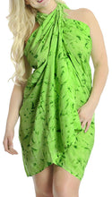 Load image into Gallery viewer, LA LEELA Women&#39;s Swimsuit Cover Up Sarong Bikini Swimwear Beach Cover-Ups Wrap Skirt Large Maxi GB