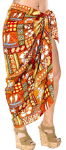 Load image into Gallery viewer, LA LEELA Women Beachwear Bikini Wrap Cover up Pareo Bathing Suit 11 Plus Size