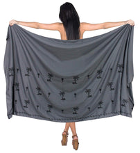 Load image into Gallery viewer, la-leela-womens-bikini-wrap-cover-up-swimsuit-dress-sarong-solid-5-one-size