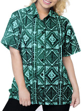 Load image into Gallery viewer, Ladies Hawaiian Shirt Tank Blouses Beach Top Casual Aloha Holiday Button Up