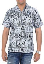 Load image into Gallery viewer, LA LEELA Shirt Casual Button Down Short Sleeve Beach Shirt Men Aloha Pocket 14