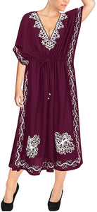 Women's Beachwear Designer Dress Rayon Swimwear Swimsuit Kimono Long Kaftan