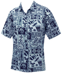 LA LEELA Women's Summer Beach Button Down Short Sleeve Camp Casual Blouse Turtle