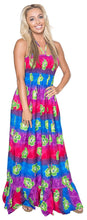 Load image into Gallery viewer, la-leela-3-in-1-vintage-floral-halter-neck-dress-long-maxi-beach-skirt-women
