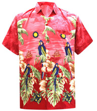 Load image into Gallery viewer, la-leela-mens-aloha-hawaiian-shirt-short-sleeve-button-down-casual-beach-party-4