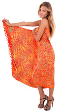 Cargar imagen en el visor de la galería, LA LEELA Women&#39;s Swimsuit Cover Up Sarong Bikini Swimwear Beach Cover-Ups Wrap Skirt Large Maxi FJ