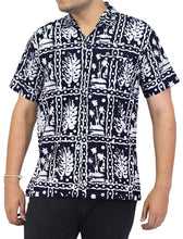 Load image into Gallery viewer, la-leela-shirt-casual-button-down-short-sleeve-beach-shirt-men-aloha-pocket-23