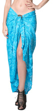 Load image into Gallery viewer, LA LEELA Womens Beach Swimsuit Cover Up Sarong Swimwear Cover-Up Wrap Skirt Plus Size Large Maxi FO