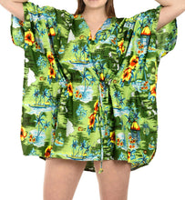 Load image into Gallery viewer, la-leela-bikini-swim-beach-wear-swimsuit-cover-ups-women-kimono-dress-printed