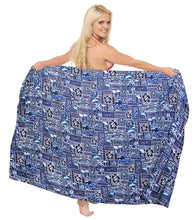 Load image into Gallery viewer, la-leela-soft-light-resort-girls-pareo-sarong-printed-72x42-royal-blue_6241