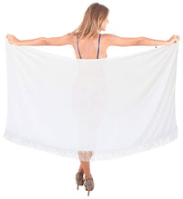 Load image into Gallery viewer, LA LEELA Womens Beach Swimsuit Cover Up Sarong Swimwear Cover-Up Wrap Skirt Plus Size Large Maxi BJ