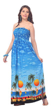 Load image into Gallery viewer, la-leela-womens-one-size-beach-dress-tube-dress-one-size-12
