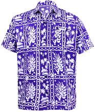 Load image into Gallery viewer, LA LEELA Shirt Casual Button Down Short Sleeve Beach Shirt Men Aloha Pocket 14