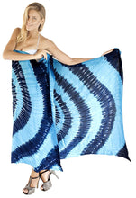 Cargar imagen en el visor de la galería, LA LEELA Womens Beach Swimsuit Cover Up Sarong Swimwear Cover-Up Wrap Skirt Plus Size Large Maxi GC