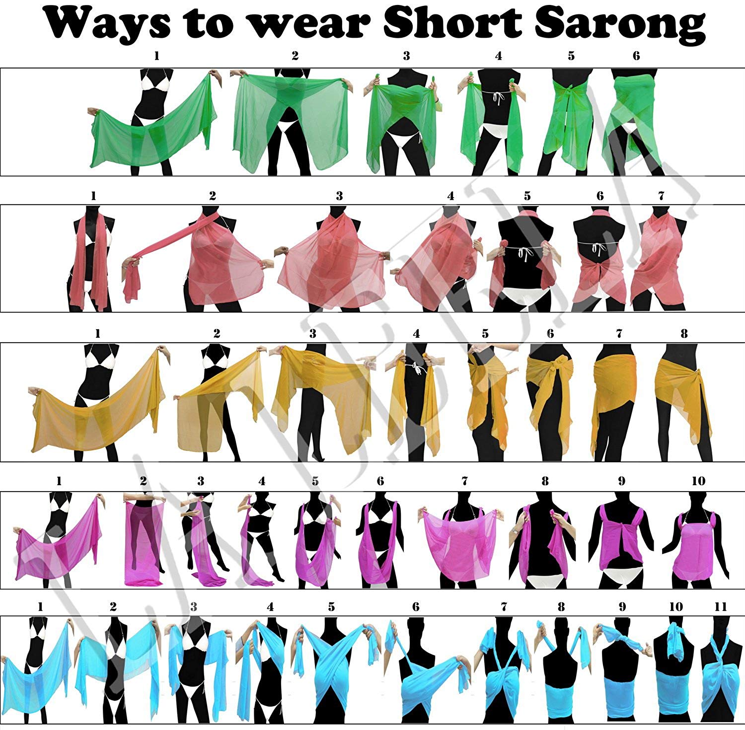 How To Tie a Sarong Skirt