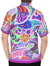 Load image into Gallery viewer, la-leela-shirt-casual-button-down-short-sleeve-beach-shirt-men-aloha-pocket-66