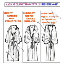 Load image into Gallery viewer, LA LEELA Bikini wear Swimsuit Beach Cardigan Cover-ups Women Dress Digital