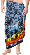 Cargar imagen en el visor de la galería, LA LEELA Swimwear Bathing Suit Cover ups Mens Sarong Wrap Pareo Swimsuit Beachwear Towel