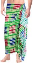Load image into Gallery viewer, LA LEELA Authentic Rayon Mens Lightweight Beach Towel Swimwear Hawaiian Wrap Pareo Sarong