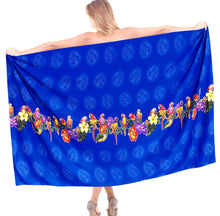 Load image into Gallery viewer, LA LEELA Women&#39;s Swimsuit Cover Up Sarong Bikini Swimwear Beach Cover-Ups Wrap Skirt Large Maxi ZM