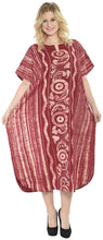 Load image into Gallery viewer, Women&#39;s Beachwear MAXI Dress COTTON Batik Swimwear Evening Dress LONG KAFTAN