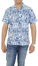 Load image into Gallery viewer, LA LEELA Shirt Casual Button Down Short Sleeve Beach Shirt Men Aloha Pocket 14