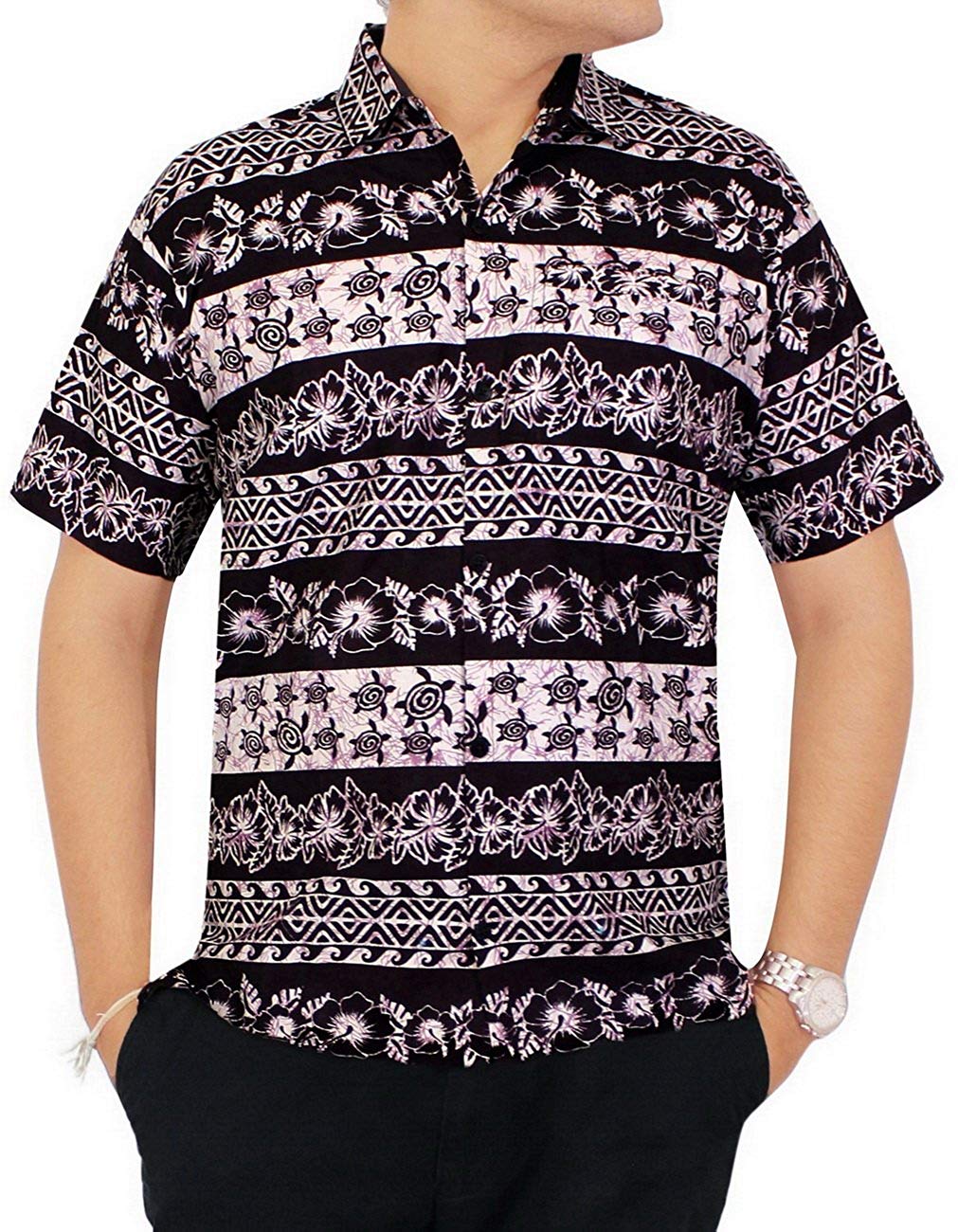 la-leela-shirt-casual-button-down-short-sleeve-beach-shirt-men-pocket-batik-1