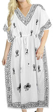 Load image into Gallery viewer, Women&#39;s Beachwear Designer Dress Rayon Swimwear Swimsuit Kimono Long Kaftan