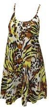 Load image into Gallery viewer, la-leela-women-summer-casual-t-shirt-dresses-beach-cover-up-tank-swing-sundress