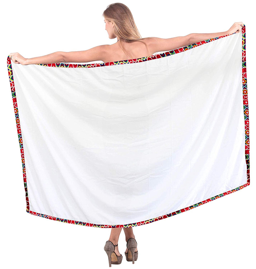 la-leela-womens-bikini-wrap-cover-up-swimsuit-sarong-dress-solid-one-size