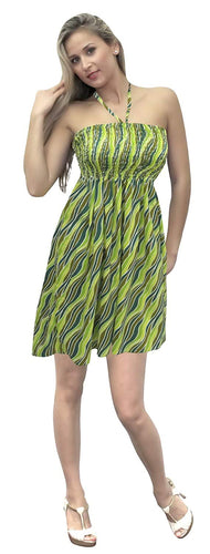 la-leela-soft-printed-hawaiian-casual-backless-tube-dress-green-858-one-size