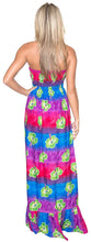 Load image into Gallery viewer, la-leela-3-in-1-vintage-floral-halter-neck-dress-long-maxi-beach-skirt-women