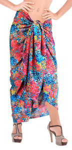 la-leela-women-bikini-cover-up-wrap-dress-swimwear-sarong-digital-plus-size-1