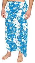 Load image into Gallery viewer, LA LEELA Beach Wear Mens Sarong Pareo Wrap Cover upss Bathing Suit Beach Towel Swimming