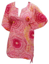 Load image into Gallery viewer, la-leela-soft-fabric-printed-summer-bikini-cover-up-osfm-8-14-m-l-pink_2242