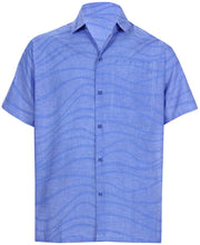 Load image into Gallery viewer, LA LEELA Everyday Essentials Casual Cotton Tropical Hawaiian Mens Shirt at