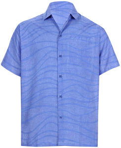 LA LEELA Everyday Essentials Casual Cotton Tropical Hawaiian Mens Shirt at