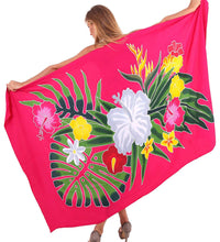 Cargar imagen en el visor de la galería, LA LEELA Women&#39;s Swimsuit Cover Up Sarong Bikini Swimwear Beach Cover-Ups Wrap Skirt Large Maxi ER