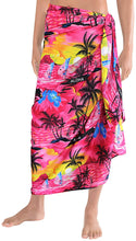 Load image into Gallery viewer, LA LEELA Beach Wear Mens Sarong Pareo Wrap Cover ups Bathing Suit Resort Towel Swimming