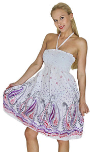 Tube Dress Halter Boho Evening Party Swimsuit Maxi Skirt Beach Backless Sundress