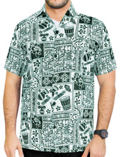 Load image into Gallery viewer, LA LEELA Shirt Casual Button Down Short Sleeve Beach Shirt Men Aloha Pocket 14