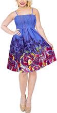 Load image into Gallery viewer, LA LEELA Women&#39;s One Size Beach Dress Tube Dress One Size