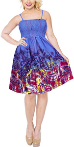 LA LEELA Women's One Size Beach Dress Tube Dress One Size
