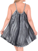 Load image into Gallery viewer, Women&#39;s Rayon Embroidered Tie dye Caftan Swimwear Cover ups LOOSE Beach White